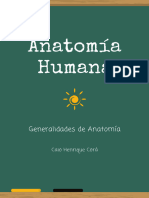 Anatomía humana Generalidades 2022 PDF - guiar