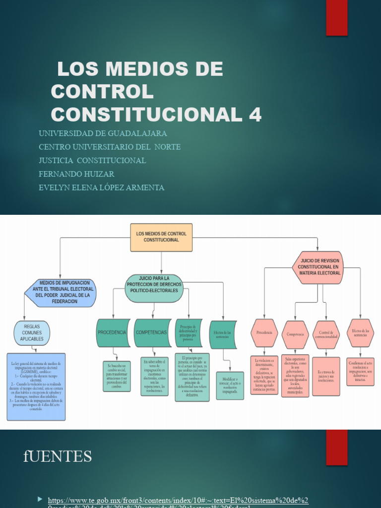 Los Medios de Control Constitucional 4 | PDF