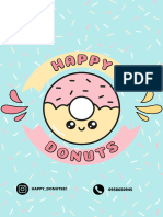 Menu Happy Donuts