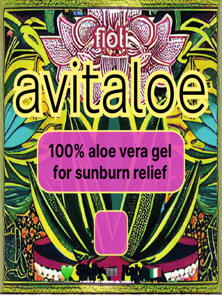 100% Aloe Vera Gel for Sunburn Relief | PDF