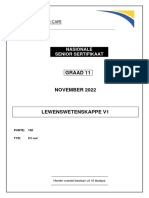 LIFE SCIENCES P1 QP GR11 NOV2022 - Afrikaans