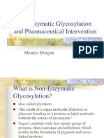 Non-Enzymatic Glycosylation and Pharmaceutical Intervention: Monica Morgan