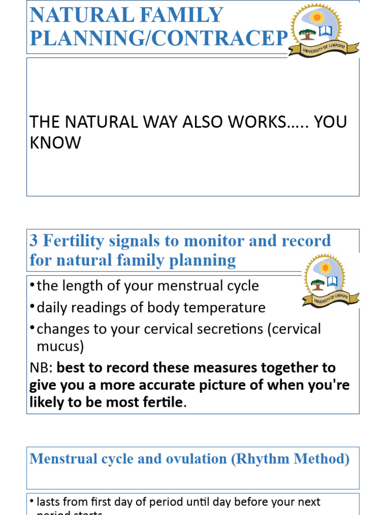 2022 Natural Family Planning Methods PDF Menstrual Cycle Breastfeeding