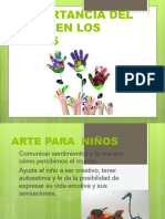 Importancia Del Arte en Los Niños