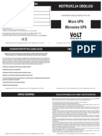 Instrukcja Volt Zasilacze Micro Ups