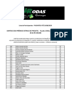 Lista de Participantes P.extra PJ - 57