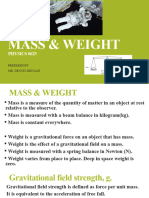 Mass & Weight