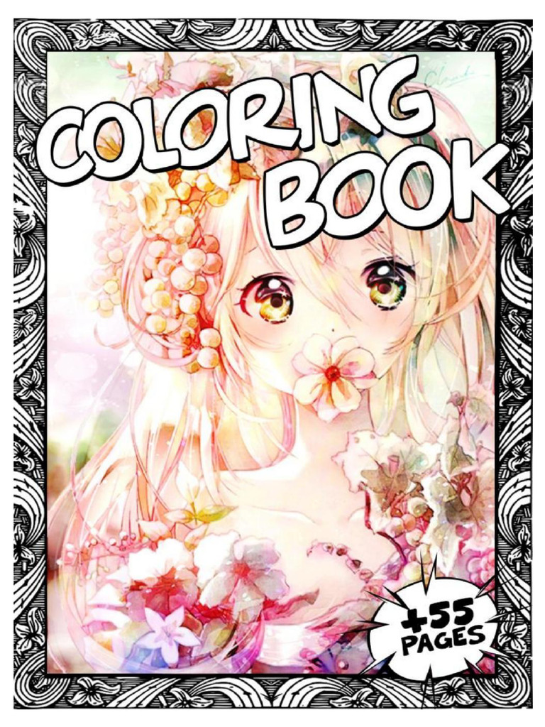 Anime Coloring Book 2 | PDF