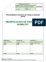 Pets de Manipulación de Productos Químicos