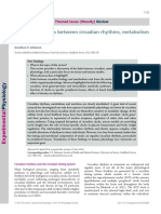 Lectura3 - Physiological Links Between Circadian Rhythms, Metabolism and Nutrition