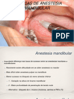 Técnicas de Anestesia Mandibular
