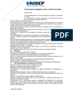 Políticas y Lineamientos para El Desarrollo de La Práctica Clínica - Unidep