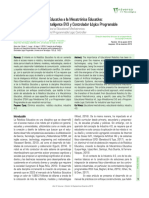 Transición de La Robótica Educativa A La Mecatrónica Educativa:Caso de Estudio Ladrillo Inteligente EV3 y Controlador Lógico Programable