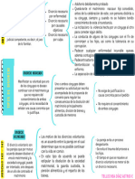 Mapa Conceptual Cuadro Sinóptico Simple Sencillo Notas Azul