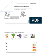 Evaluacion Pedagogica de Lengua Escrita