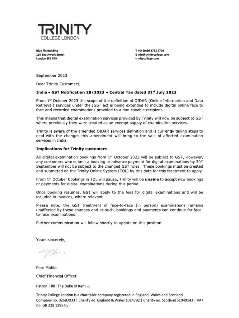 Important Notification | PDF