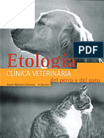 Etologia Clinica Veterinaria Del Perro y El Gato MANTECA