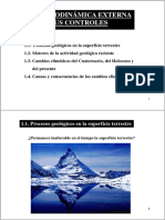 Y Sus Controles: Tema 1. Geodinámica Externa