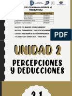 Unidad 2 - Percepciones y Deducciones