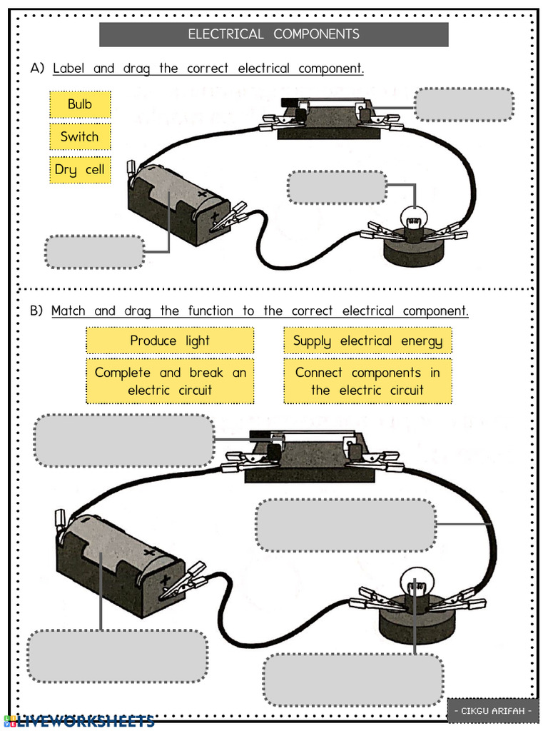 Electrical Components: - Cikgu Arifah | PDF