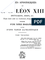 Lettres Apostoliques de S.S.leon XIII - (Tome 3)