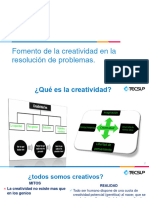 Fomento de La Creatividad en La Resolución de