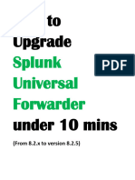 How To Upgrade Splunk Universal Forwarder Version From 8 2 X To
