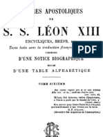 Lettres Apostoliques de S.S.leon XIII - (Tome 6)