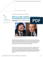 Milei vs. La UCR: "Inútiles", "Socialistas" y Un Puching-Ball Con La Cara de Alfonsín