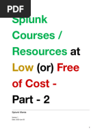 Splunk Learning Resources at Low (Or) Free of Cost - Part-2