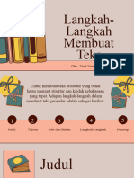 Langkah Membuat Teks Prosedur