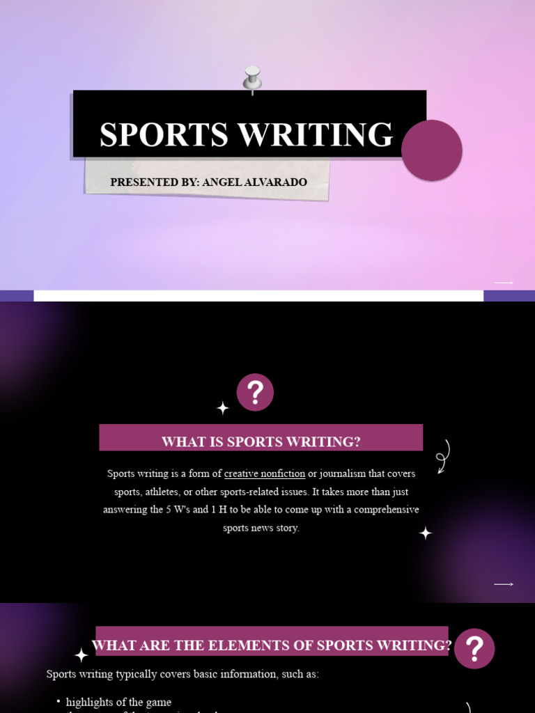 Essentials of Sports Writing | PDF | Sports & Recreation