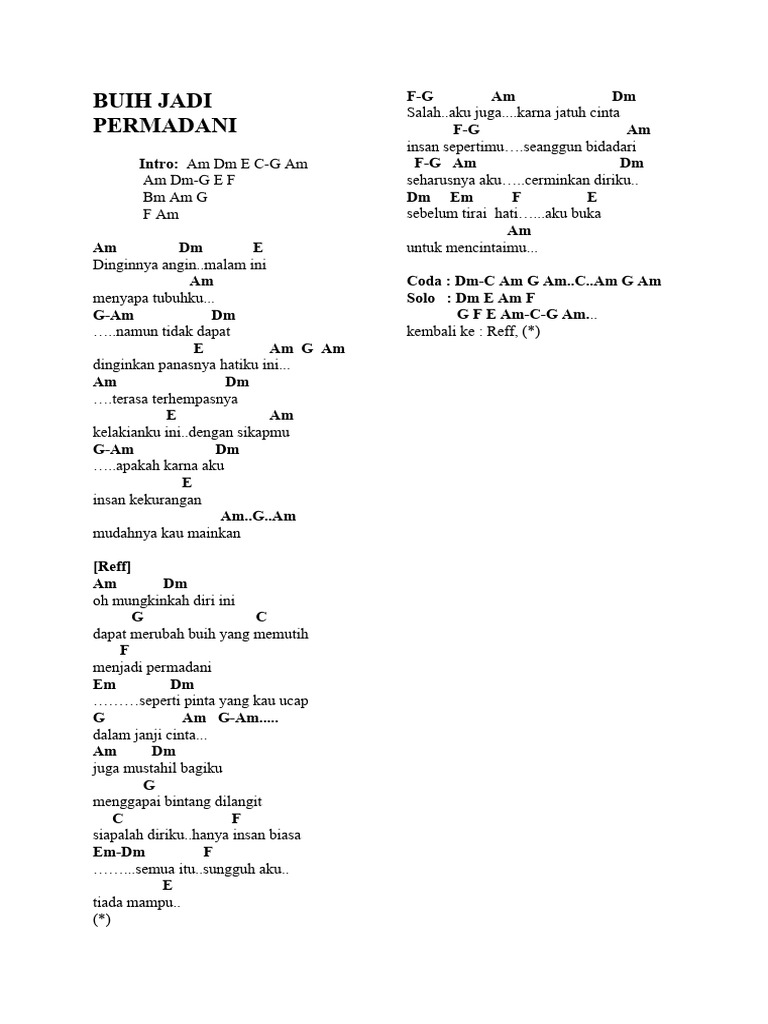 chord gitar sidoli pargojek lagu lengkap