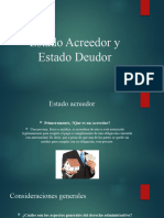 Estado Acreedor y Estado Deudor