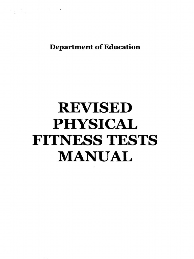 Physical Fitness Test Manual | PDF