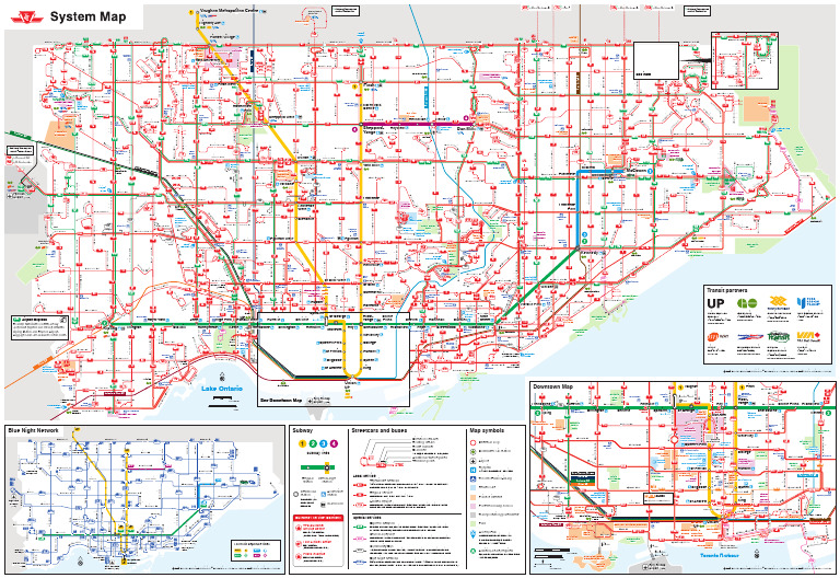 TTC SystemMap 2021-11 | PDF | Public Transport | Toronto