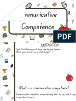 Communicative Competence