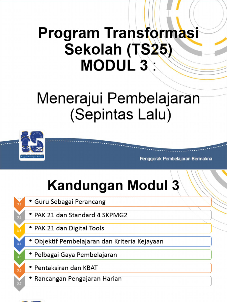 3.0 Modul 3 Overview | PDF