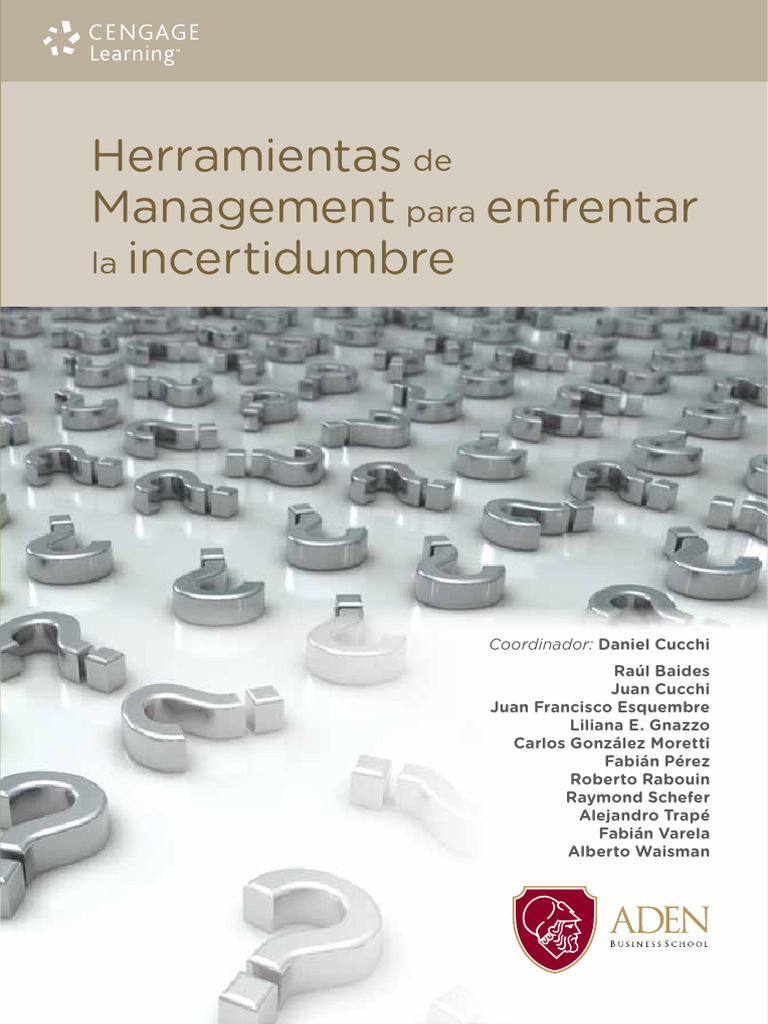 Herramientas de Management para Enfrentar La Incertidumbre Cucchi | PDF