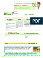 SES-MARTES-MATEMÁTICA-Resolvemos Problemas Con Division