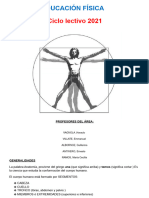 Educación Física Cuadernillo 2021 Insf