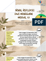 Jurnal Refleksi Dwi Mingguan