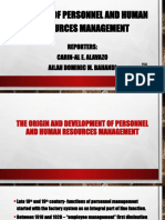 The Field of Personnel and Human Resources Management