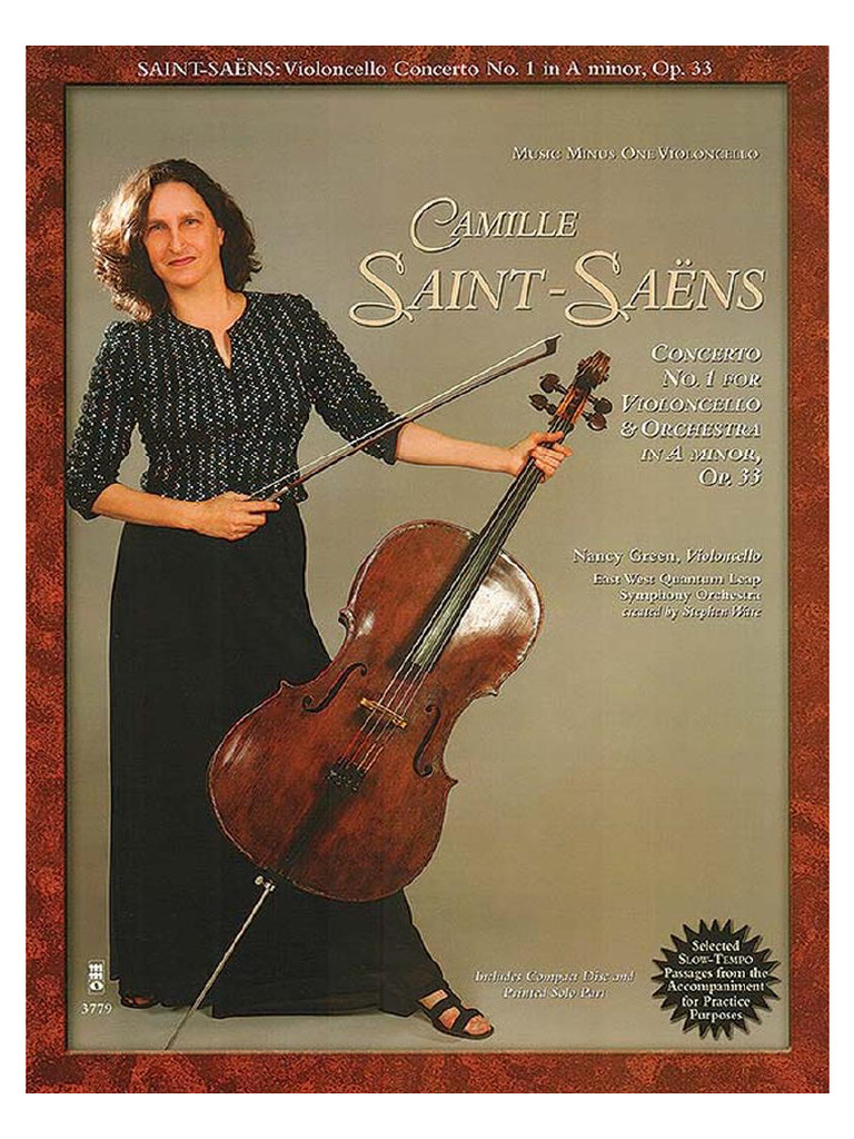 Mmo Saint Saens Cello Concerto No.1 in A Minor Op.33 CD | PDF