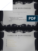 Types of Hypothesis 2