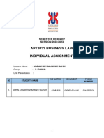 Business Law Individual Report, A20a1826, Nurin Atiqah Hanim Binti Talhah