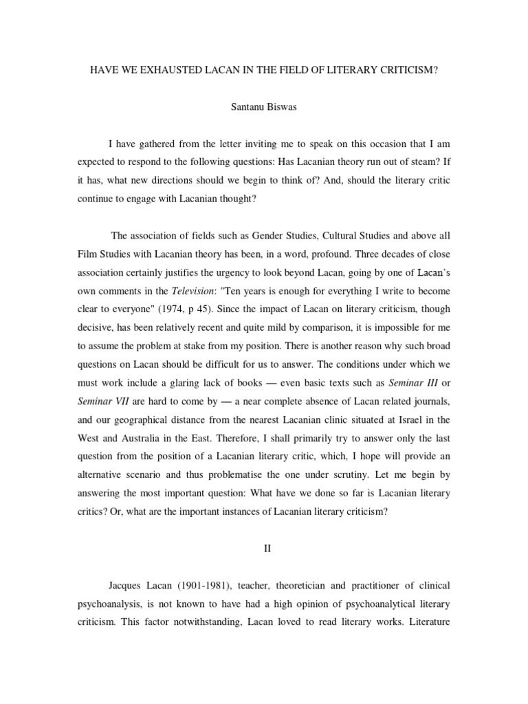 have_we_exhausted_lacan_in_the_field_of_literary_criticism PDF