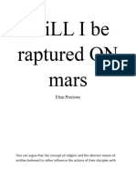 Will I Be Raptured On Mars