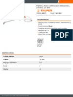 Pistola para Limpieza de Máquinas, Cuerda 1/4 NPT: Características