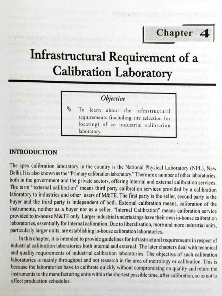 Chapter-4 Calbration Laboratory | PDF